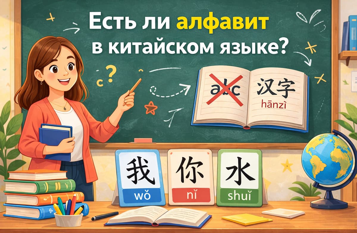 Есть ли алфавит в китайском языке?