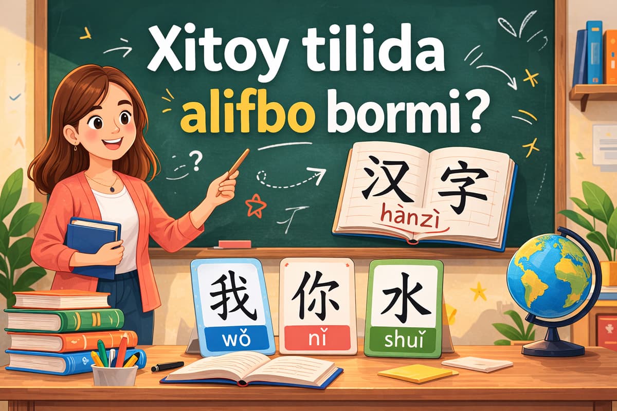 Xitoy tilida alifbo bormi?